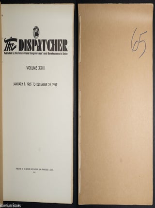 Cat.No: 329826 The Dispatcher, Vol. 23 [all issues for 1965