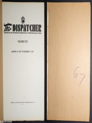 Cat.No: 329827 The Dispatcher, Vol. 25 [all issues for 1967