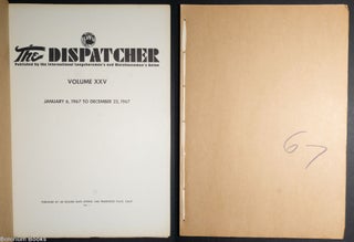 Cat.No: 329827 The Dispatcher, Vol. 25 [all issues for 1967