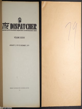 Cat.No: 329855 The Dispatcher, Vol. 37 [all issues for 1979