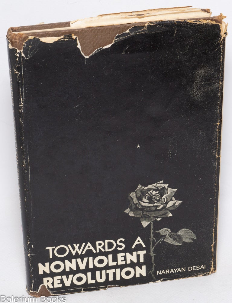 Cat.No: 330019 Towards a nonviolent revolution. Narayan Desai.