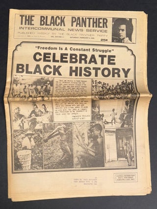 Cat.No: 330238 The Black Panther Intercommunal News Service. Vol. 18, no. 3 (Saturday,...