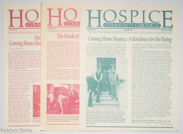 Cat.No: 330466 Hospice Community Chronicle: [3 issues