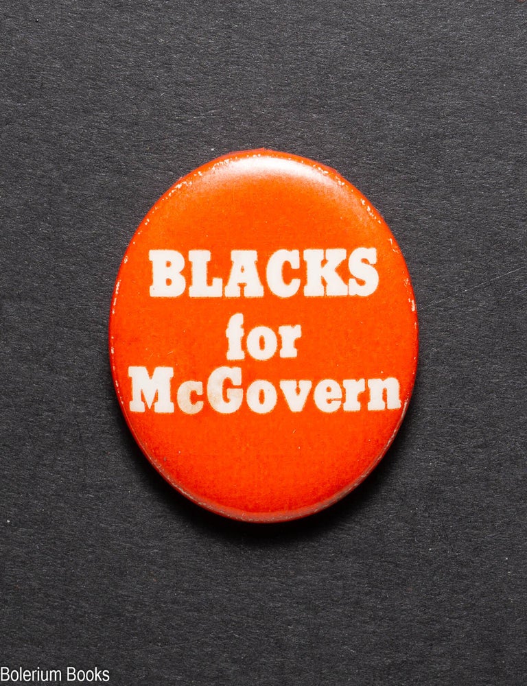 Cat.No: 330476 Blacks for McGovern [pinback button