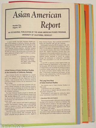 Cat.No: 330742 Asian American Report [29 issues