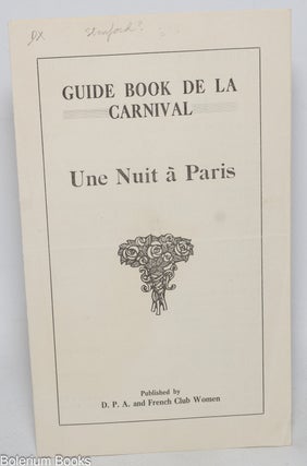 Cat.No: 330954 Guide Book de la Carnival