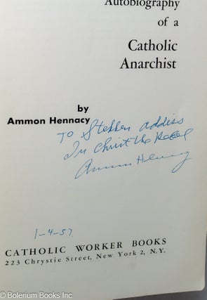 The autobiography of a Catholic anarchist