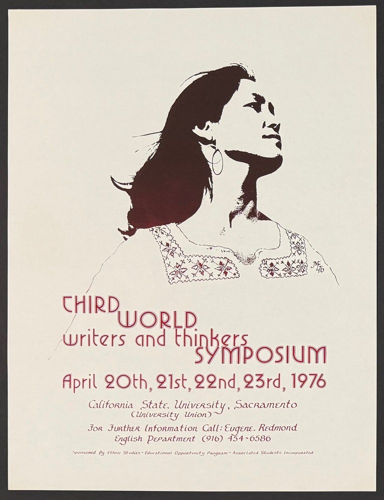Cat.No: 331063 Third World Writers and Thinkers Symposium. April 20th, 21st, 22nd, 23rd, 1976 [poster]