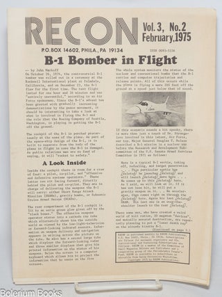 Cat.No: 331291 Recon. Vol. 3, no 2 February 1975