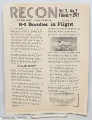 Cat.No: 331291 Recon. Vol. 3, no 2 February 1975