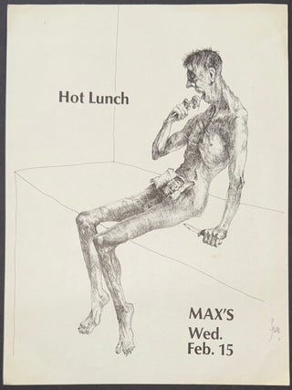 Cat.No: 331809 Hot Lunch / Max's Wed. Feb. 15 [handbill