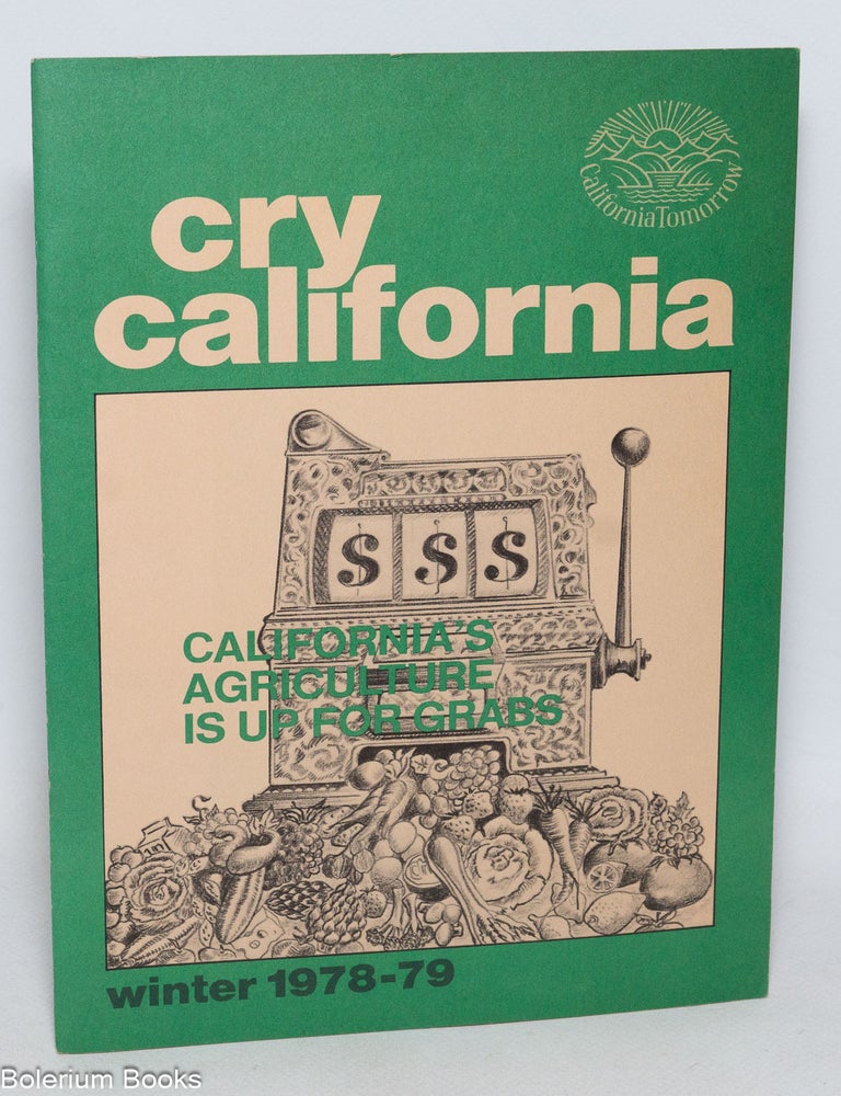Cat.No: 331892 Cry California, vol. 14, no. 1 (winter 1978-79). Alfred Heller, Walt Anderson.