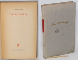 Cat.No: 331897 in Amerika. Hans Marchwitza