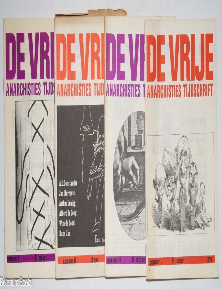 Cat.No: 332418 De Vrije, Anarchisties tijdschrif [4 issues]