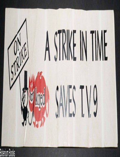 Cat.No: 332881 A strike in time saves T.V. 9 / On strike [bumper sticker]
