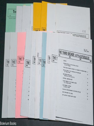 Cat.No: 333113 [Sample run, irregular issues:] The Third Decade -[with]- The Fourth...