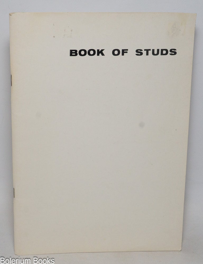 Cat.No: 333163 Book of Studs