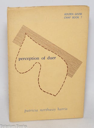 Cat.No: 333396 Perception of Duer. Patricia Northway Harris