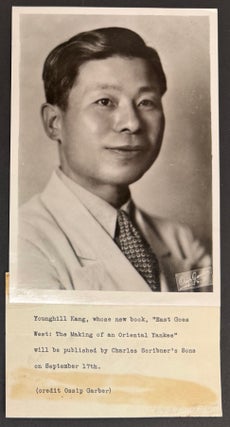 Cat.No: 333650 Younghill Kang, whose new book, "East Goes West: The Making of an...