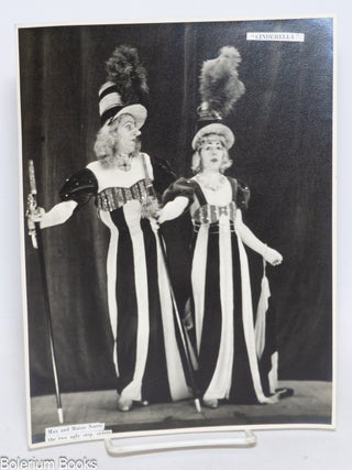 Cat.No: 333822 Cinderella: Max & maisie Norris as the two Ugly Step sisters [photo]....