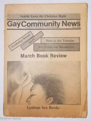 Cat.No: 333837 GCN: Gay Community News; the weekly for lesbians and gay males; vol. 12,...