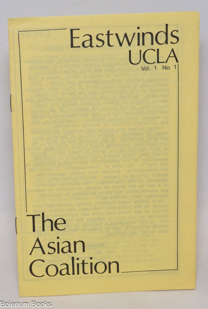 Cat.No: 333887 Eastwinds UCLA. Vol. 1 no. 1