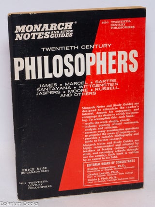 Cat.No: 333917 Twentieth century philosophers. Robert S. Ehrlich