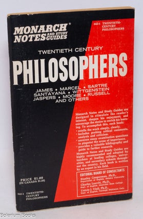 Cat.No: 333917 Twentieth century philosophers. Robert S. Ehrlich