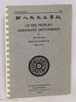 Cat.No: 334117 On the people's democratic dictatorship. Revised edition [Text in...