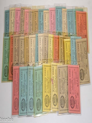 Cat.No: 334178 [38 work cards for Amalgamated Association of Street, Electric Railway and...