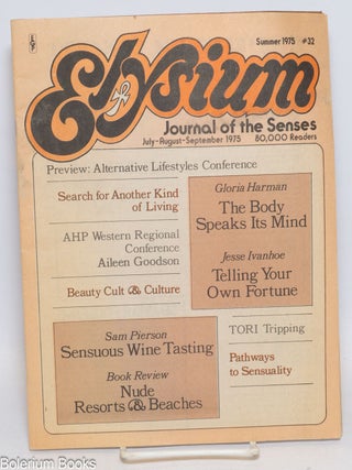 Cat.No: 334283 Elysium Institute's Journal of the Senses #32 (July-August-September...