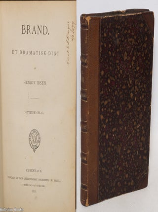 Cat.No: 334450 Brand; Et dramatisk digt. Henrik Ibsen