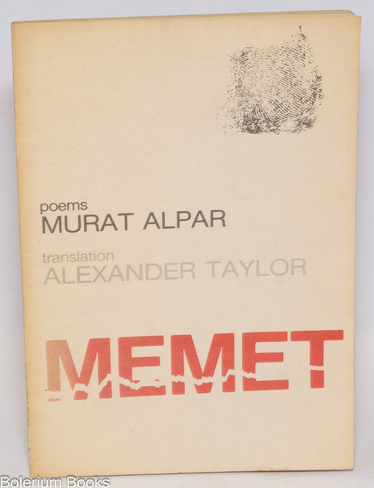 Cat.No: 334493 Memet. Murat Alpar, Alexander Taylor.