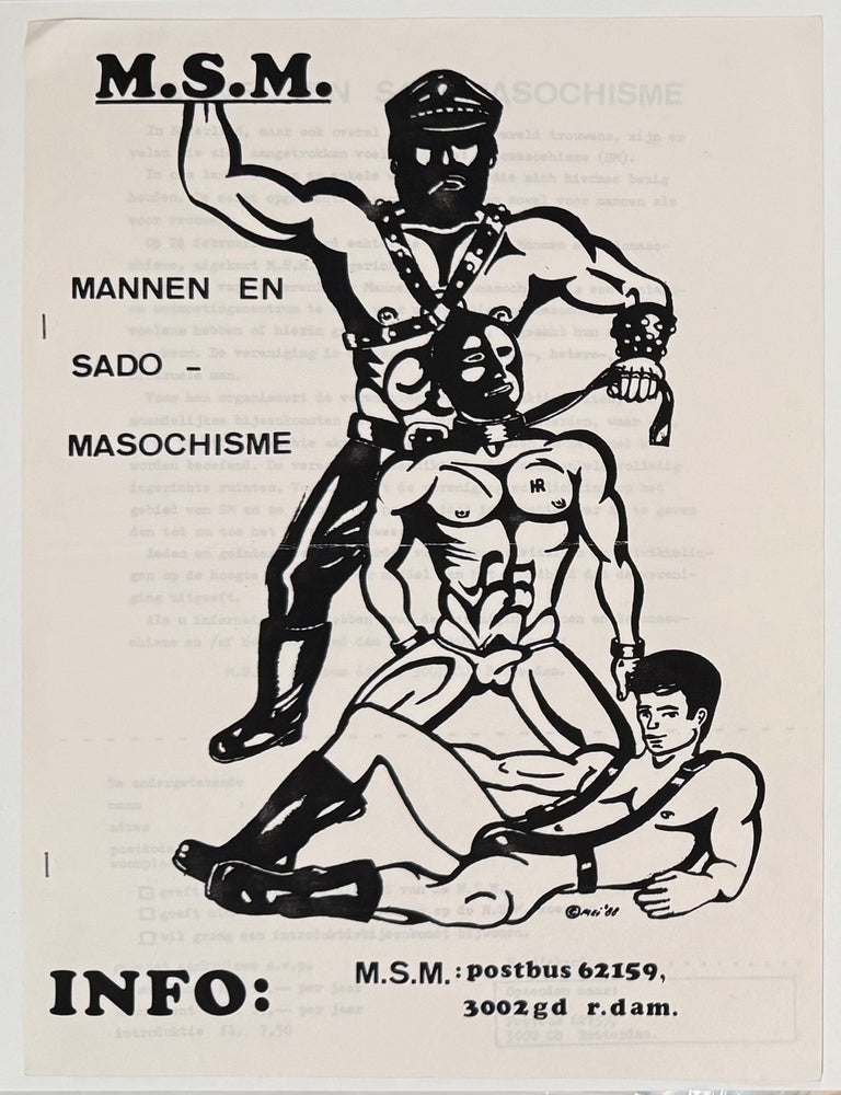 Cat.No: 334608 M.S.M.: Mannen en sadomasochisme