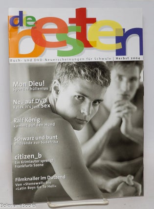 Cat.No: 334704 Die Besten buch und DVD Neuerscheinungen für Schwule Ausgabe 1, Herbst 2004