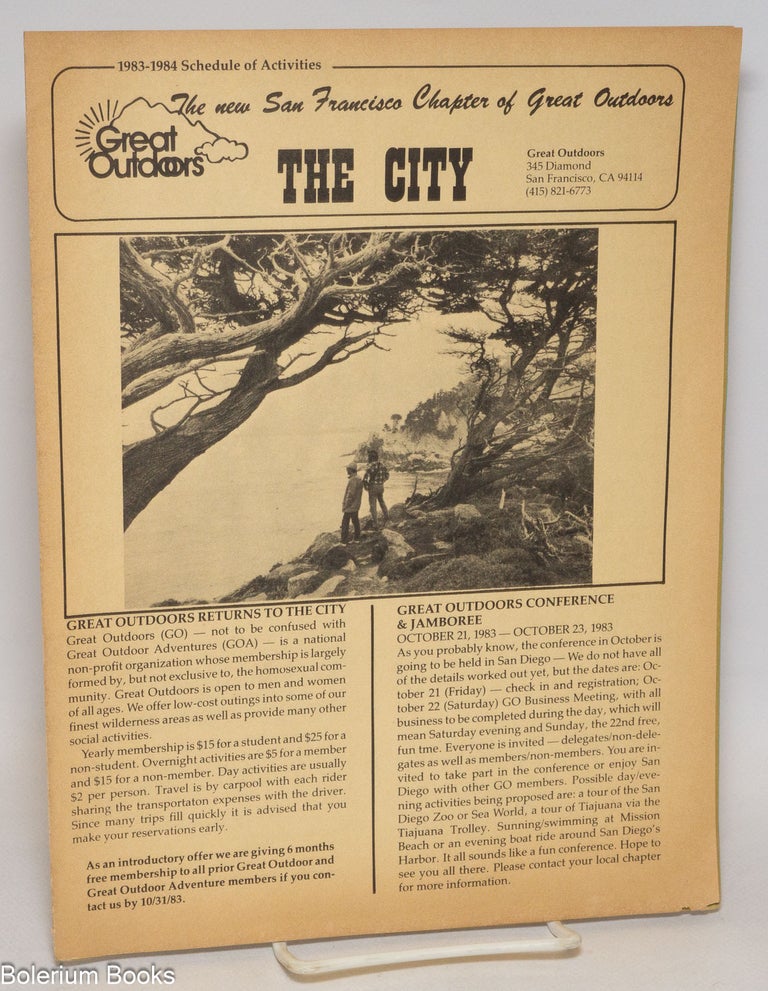 Cat.No: 334725 Great Outdoors: The City; the new San Francisco chapter of