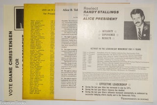 Cat.No: 334728 Alice Reports [packet of handbills