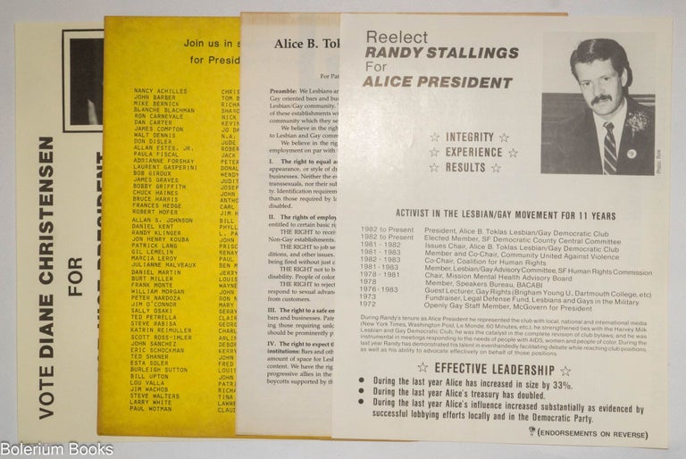Cat.No: 334728 Alice Reports [packet of handbills