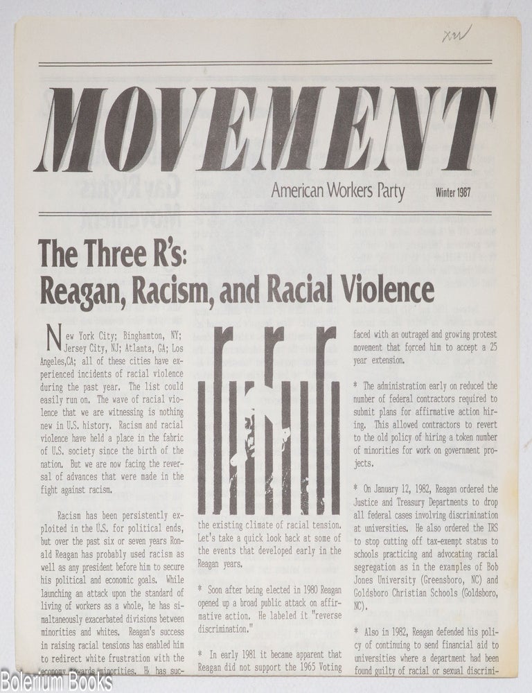 Movement. Winter 1987