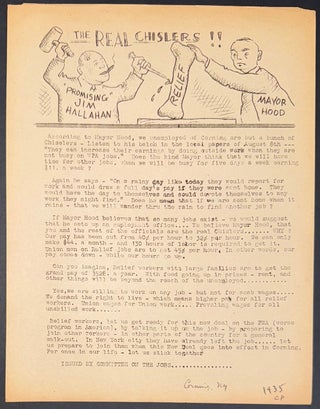 Cat.No: 334963 The Real chislers!! (sic) [handbill