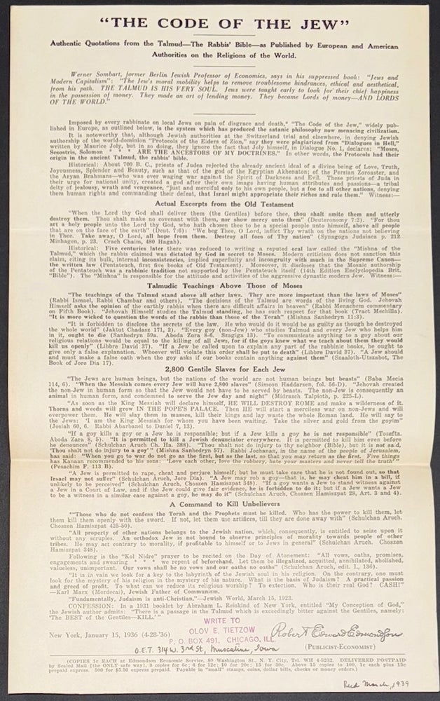 Talmud Codes The Code of the Jew. Authentic questions from the Talmud - the Rabbis ...