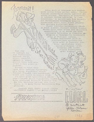 Cat.No: 334979 Farmarit! Yhtykaa Taisteluun Sotaa Vastaan! [handbill
