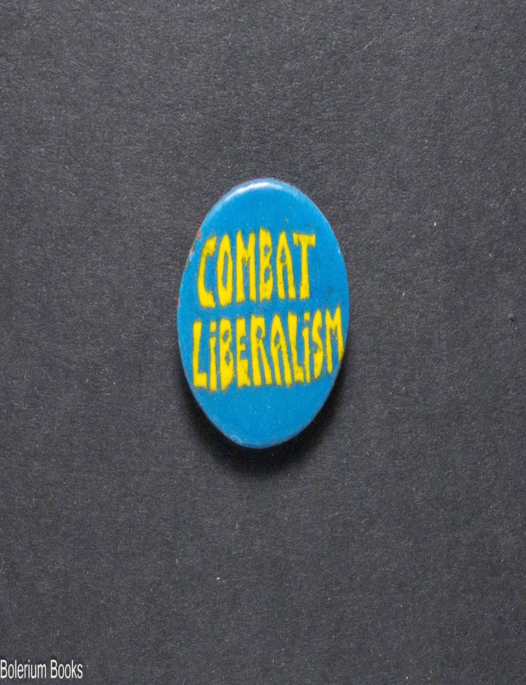 Cat.No: 335131 Combat liberalism [enamel pinback button]