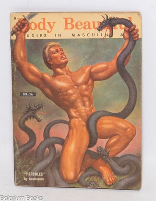 Cat.No: 335168 Body Beautiful: studies in masculine art; vol. 3, #4, Oct. 1957: Hercules...