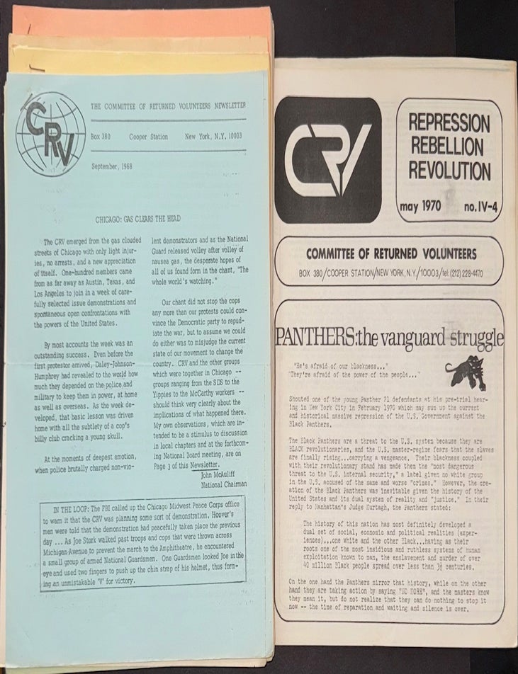 Cat.No: 335203 Committee of Returned Volunteers Newsletter [nine issues]
