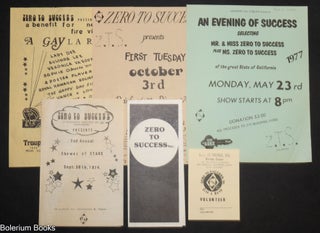 Cat.No: 335439 Zero to Success collection of ephemera