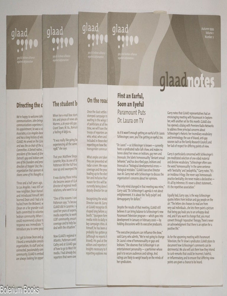 Cat.No: 335710 GLAAD Notes: [four issues