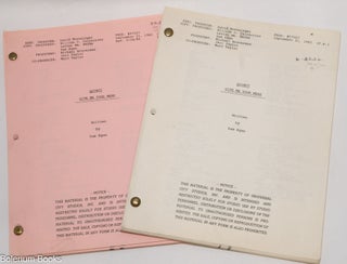 Cat.No: 335903 Two scripts for Quincy: Give Me Your Weak: original and revision. Sam Egan