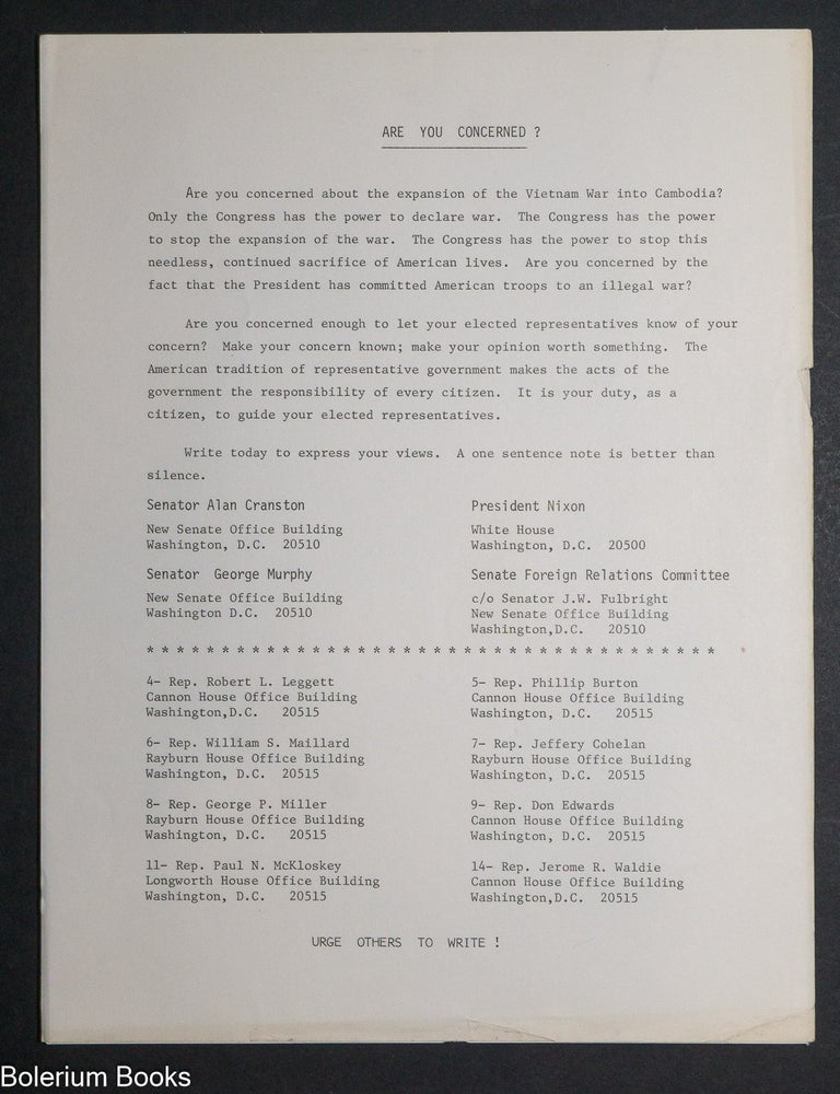 Cat.No: 336113 Are you concerned? [handbill