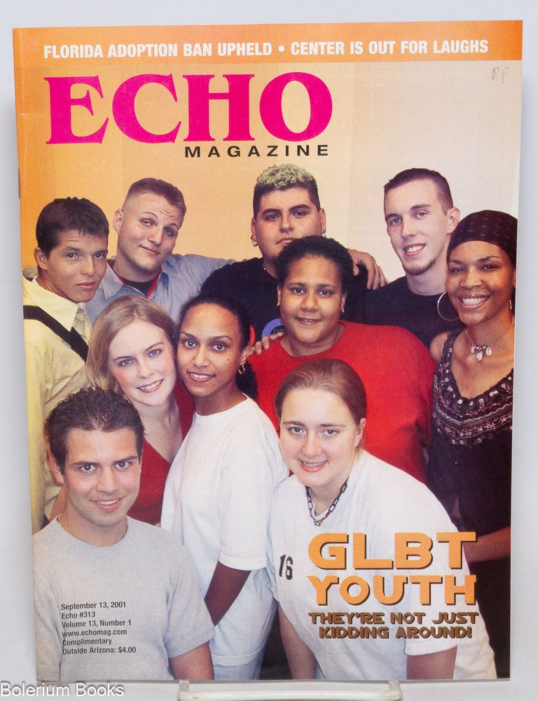 Cat.No: 336135 Echo: The Magazine of the Southwest; vol. 13, #1, issue 313, Sept. 13, 2001. Liz Massey, managing.